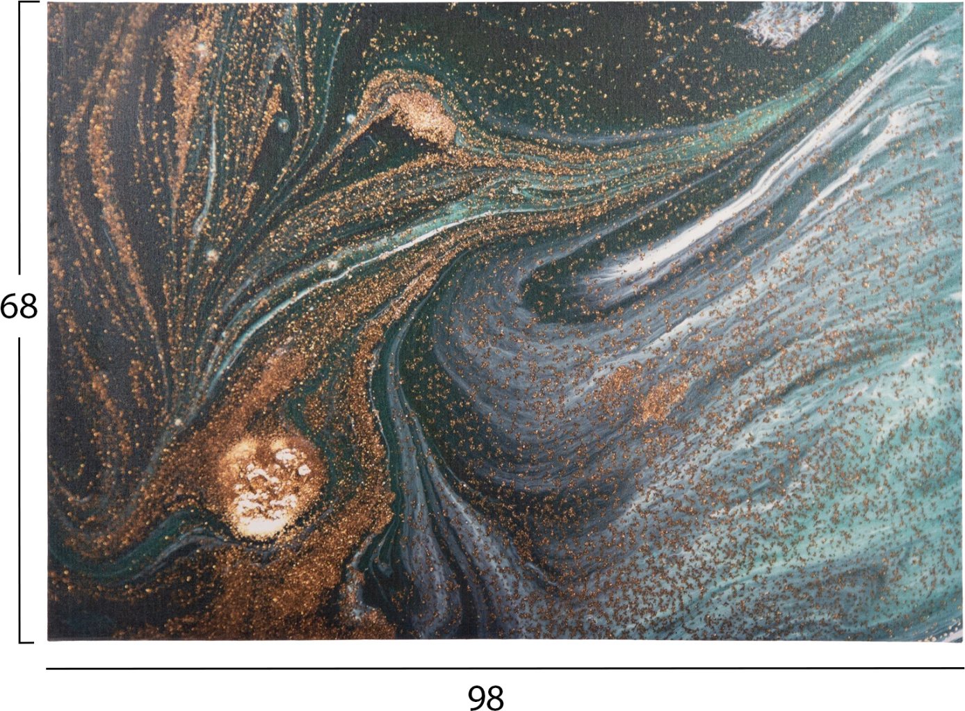 Pikturë muri GOBI FH4780, kanavacë e printuar, 98x2.5x68cm