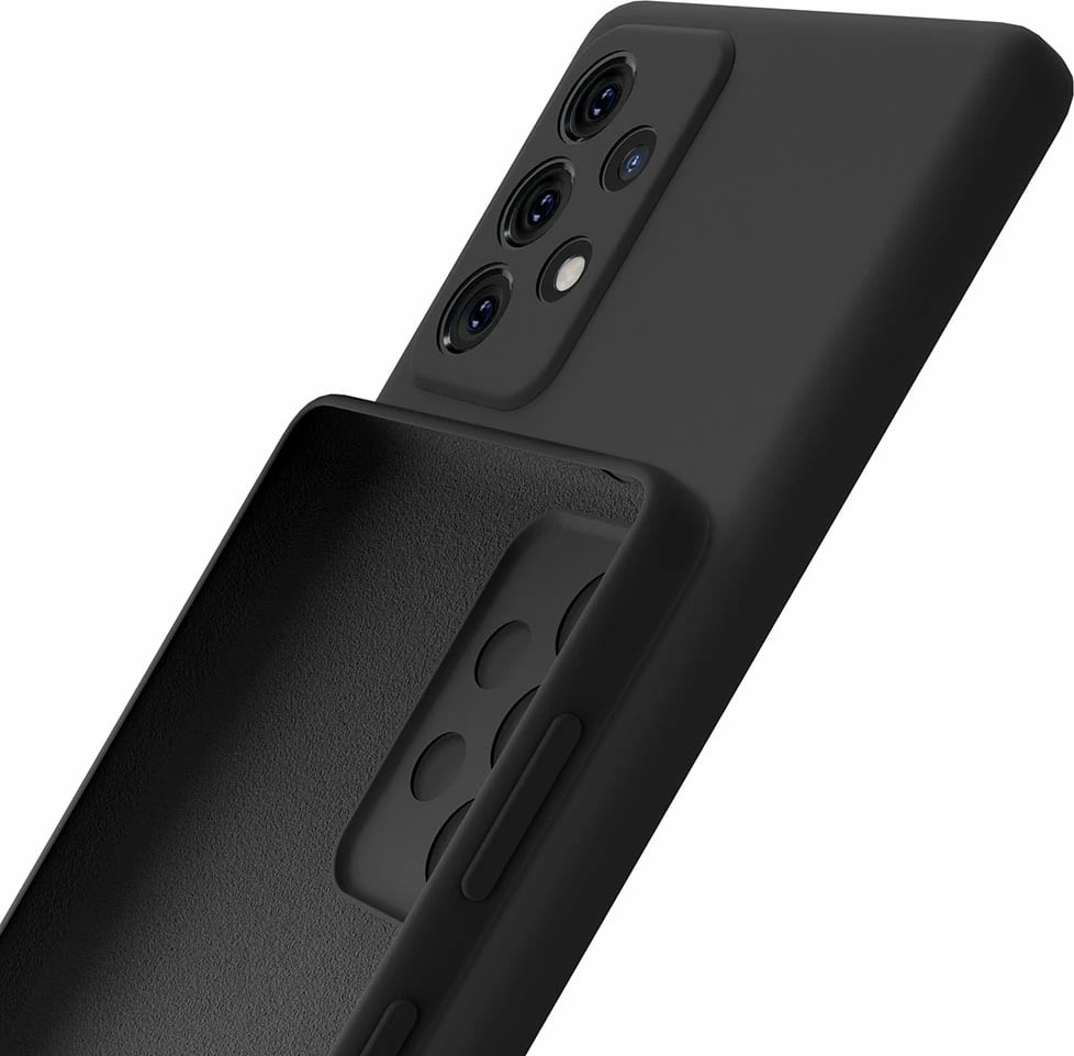 Mbështjellës silikon Samsung Galaxy A53 5G 3mk, i zi