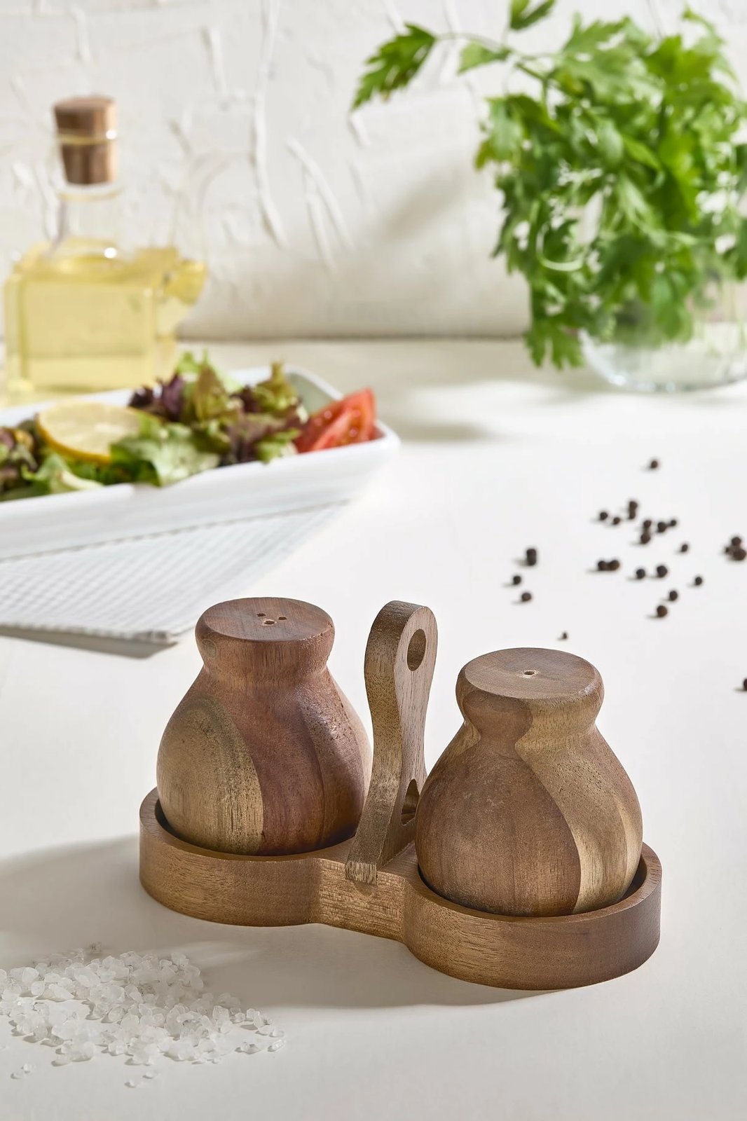 Set shaker prej druri akacie, 2 copë, Hermia