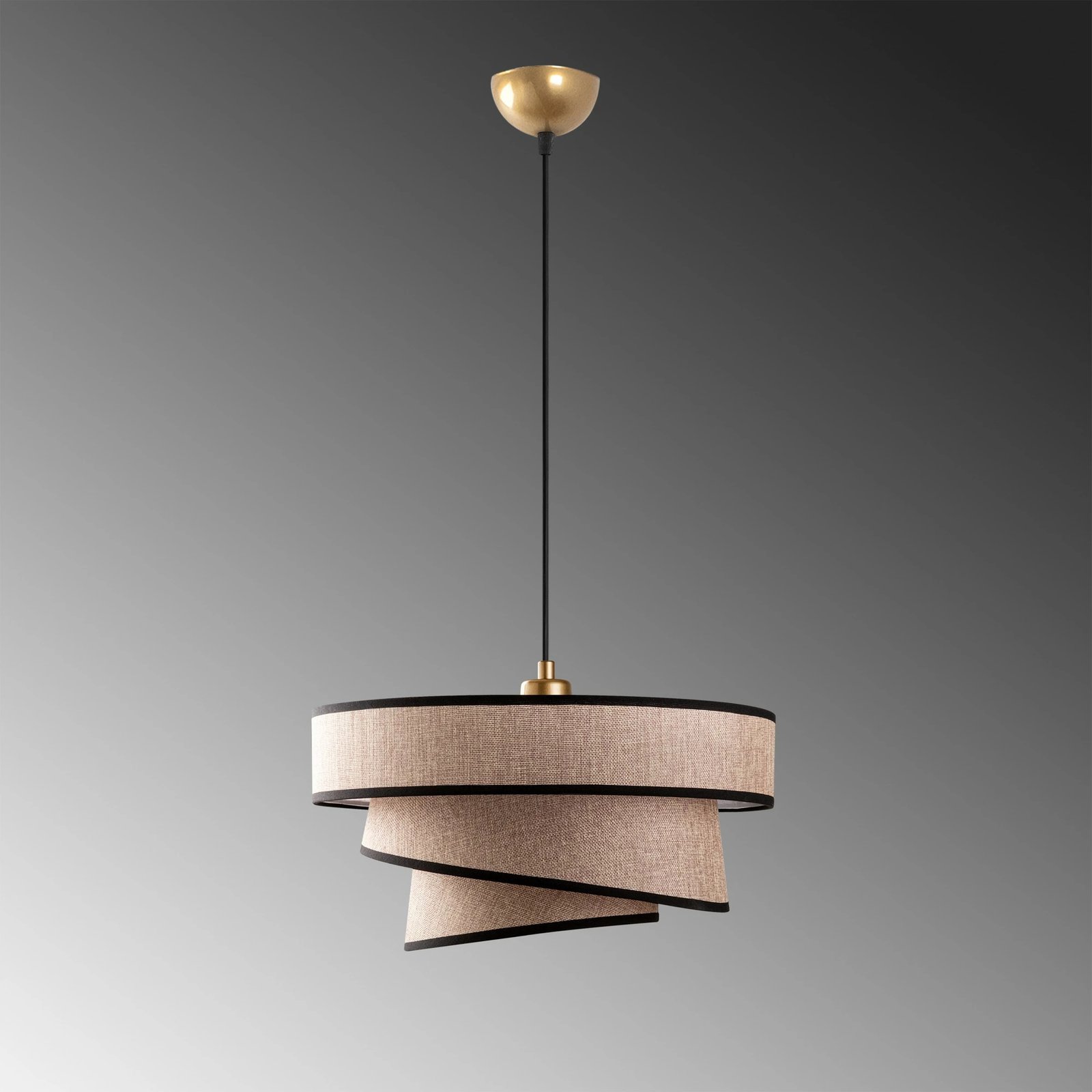 Llambë tavani Opviq Stage, ngjyrë kafe e çelët, 3 kapakë Llambë tavani Opviq Stage, ngjyrë kafe e çelët, 3 kapakë