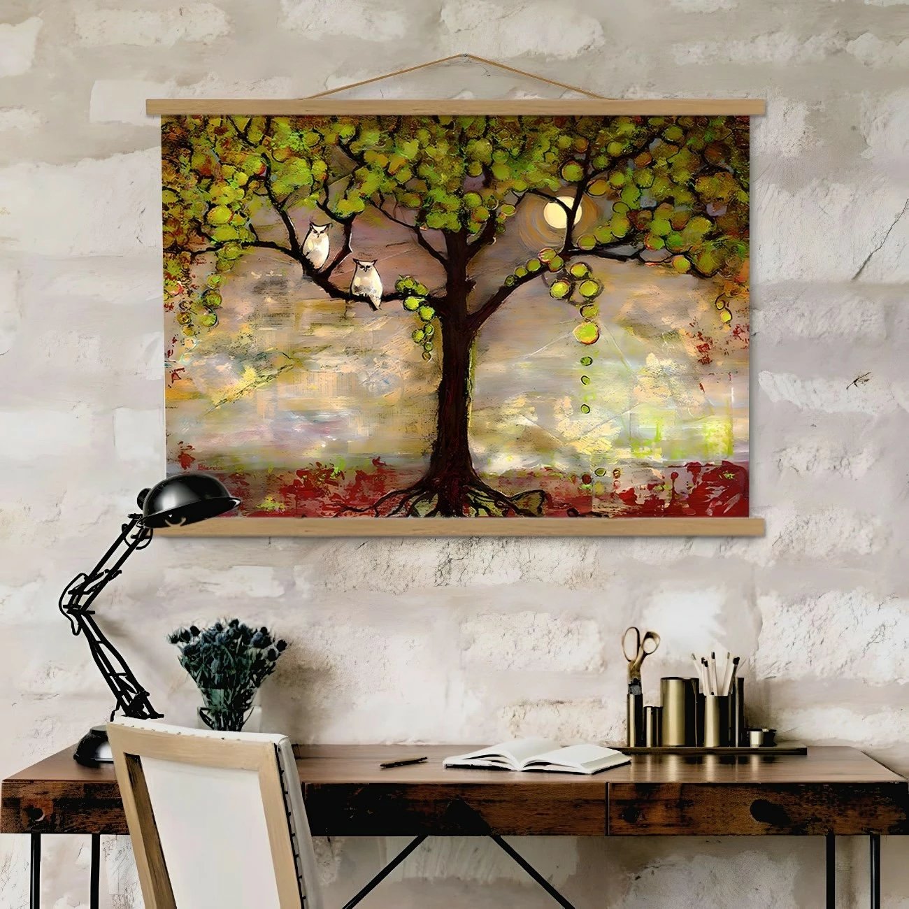 Pikturë dekorative me kornizë, shumëngjyrëshe, Wallity, MRG25, 50x70cm