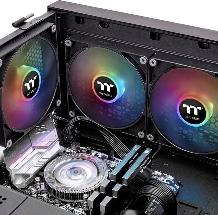 Ventilator Thermaltake TT CT140 ARGB Sync PC, 500-1500 RPM, i zi