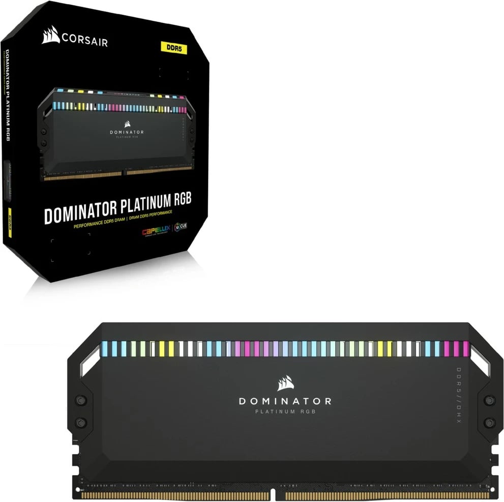 RAM Memorje Corsair Vengeance RGB 32GB (2x16GB) DDR5 6000MHz e zezë