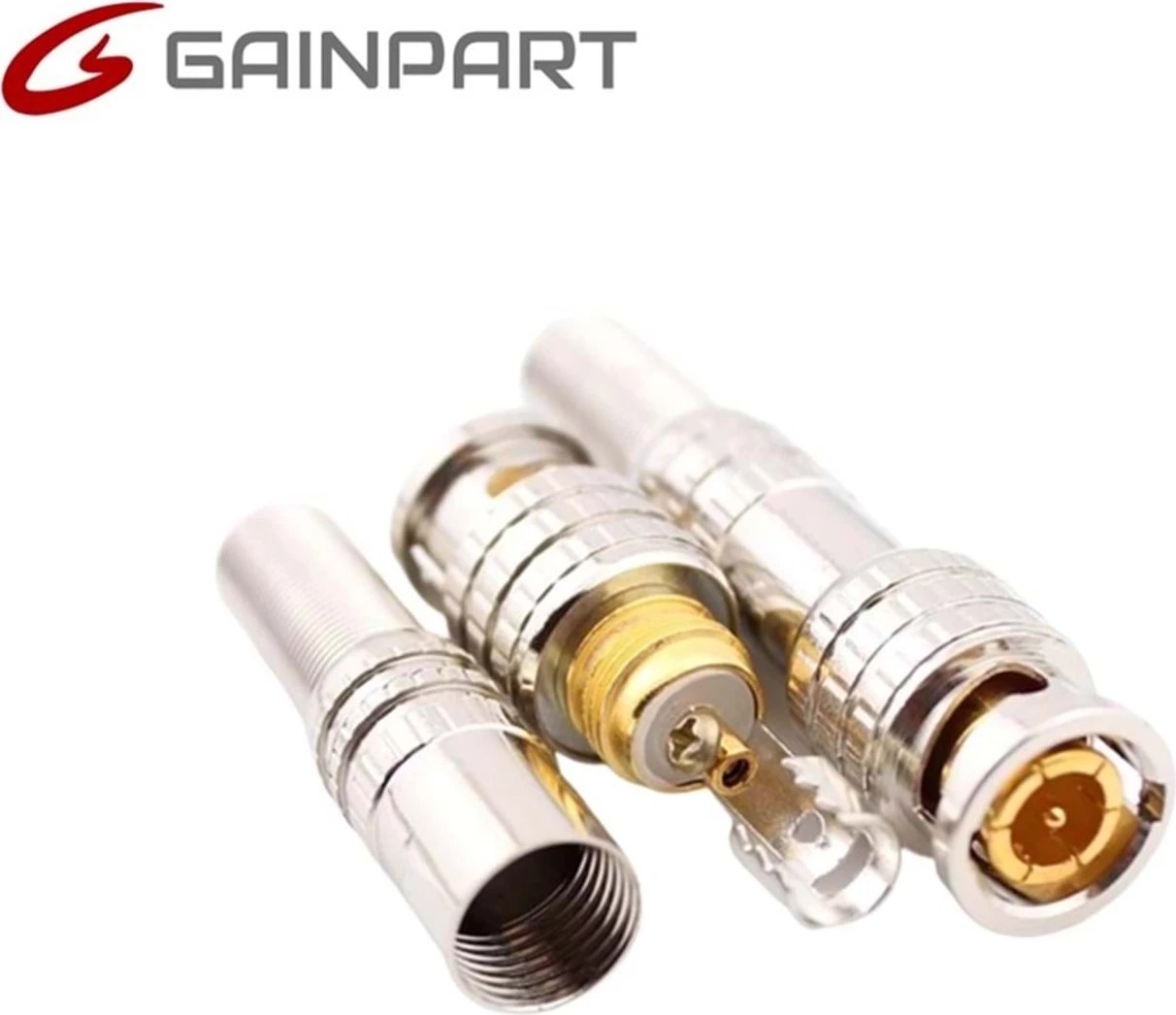  BNC with Screw Gold Palted