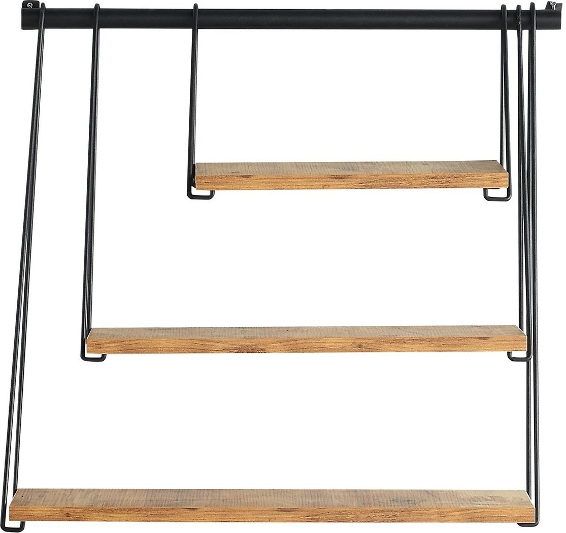 Raft muri Hanah Home, ngjyrë pishë, Zihon