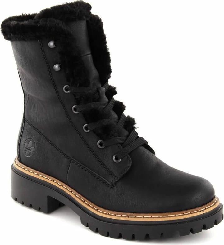 Çizme femra Rieker, të zeza