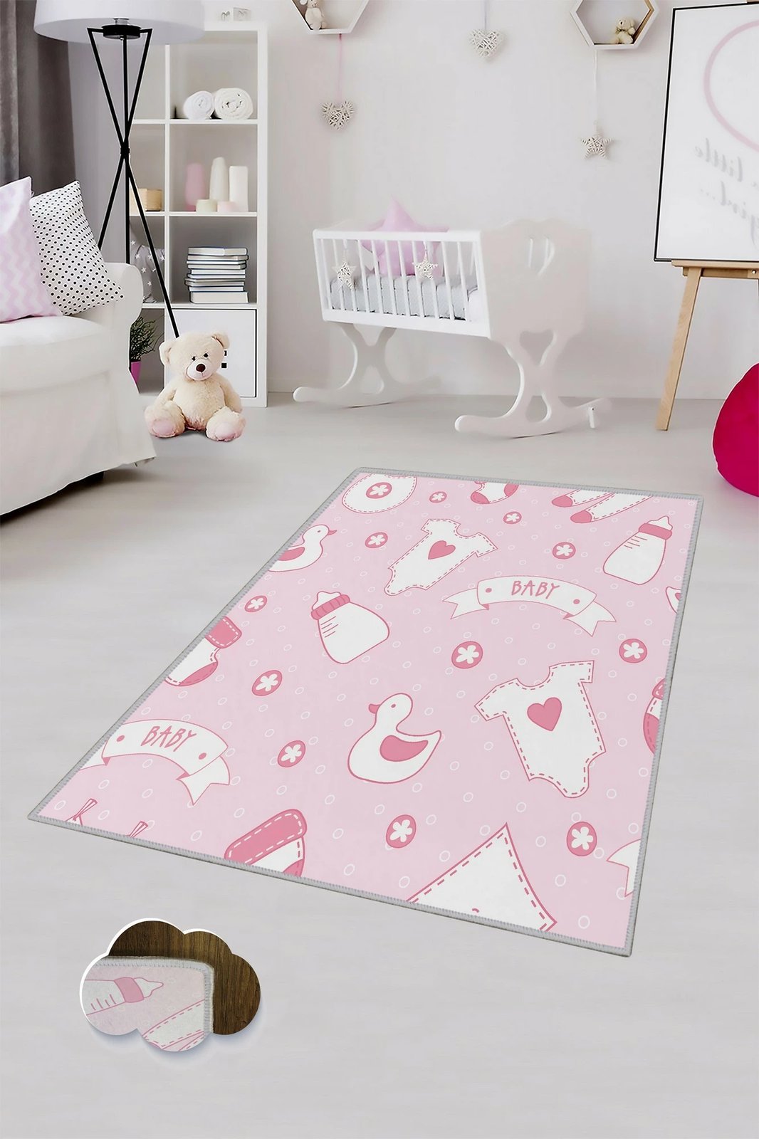 Qilim për fëmijë, shumëngjyrësh, 80x120cm, Conceptum Hypnose, HMNT186