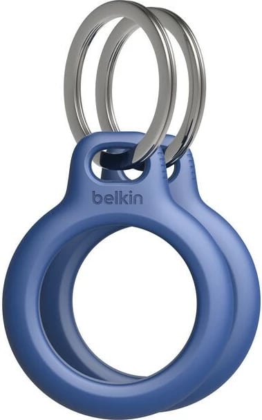 Mbajtëse çelësash Belkin për AirTag, set 2 copë, Kaltër