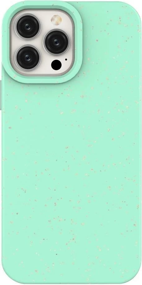 Mbështjellës Hurtel Eco Case për iPhone 14 Plus, silikon i biodegradueshëm, Jeshil mente