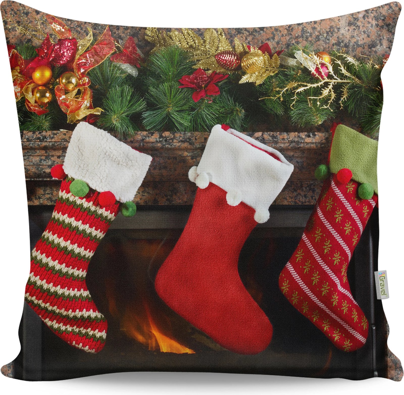 Jastëk dekorativ Evila Originals, A12942, shumëngjyrësh, 43x43cm