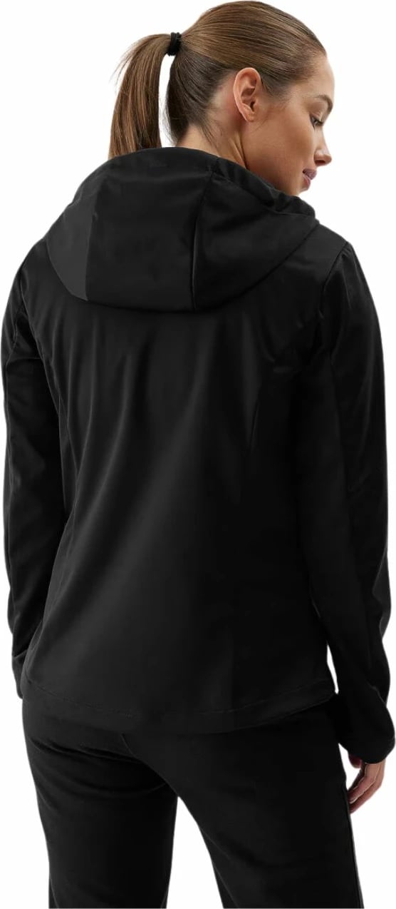 Jakne softshell për femra 4F, e zezë