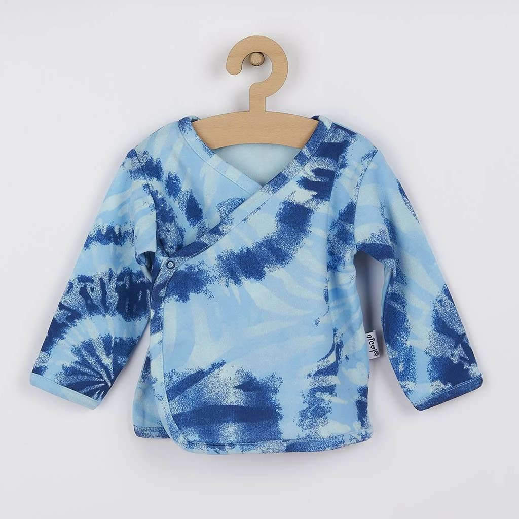 bluzë bebe, Nicol Tomi, 100% pambuk, madhësia 56 (0-3m), blu