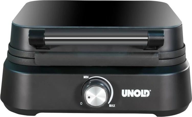 Aparat për waffle UNOLD Belgian Waffle Iron Brussels, 2 copa, plastikë, i zi