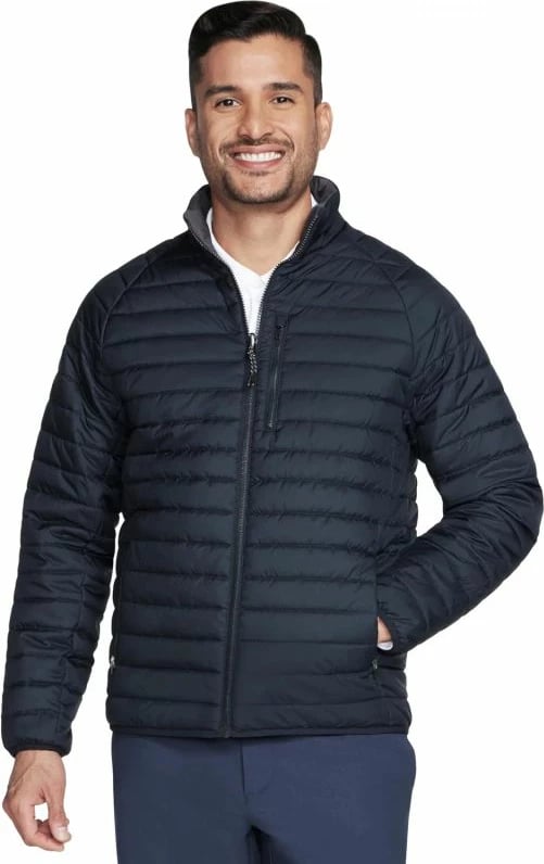 Jakne Skechers për meshkuj, e zezë