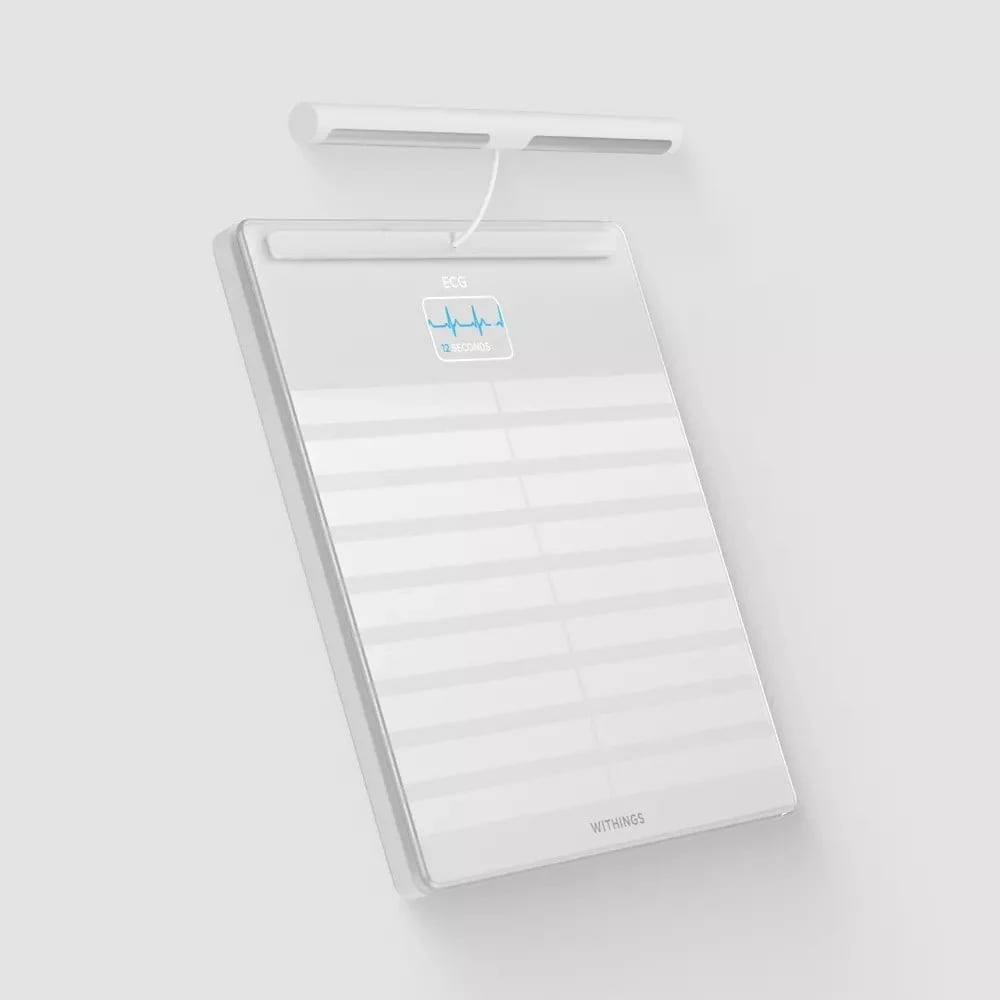 Peshore elektronike personale Withings Body Scan Square, e bardhë