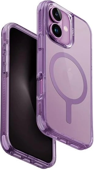 Mbështjellës UNIQ Combat MagClick Charging për iPhone 16 Plus 6.7", rozë