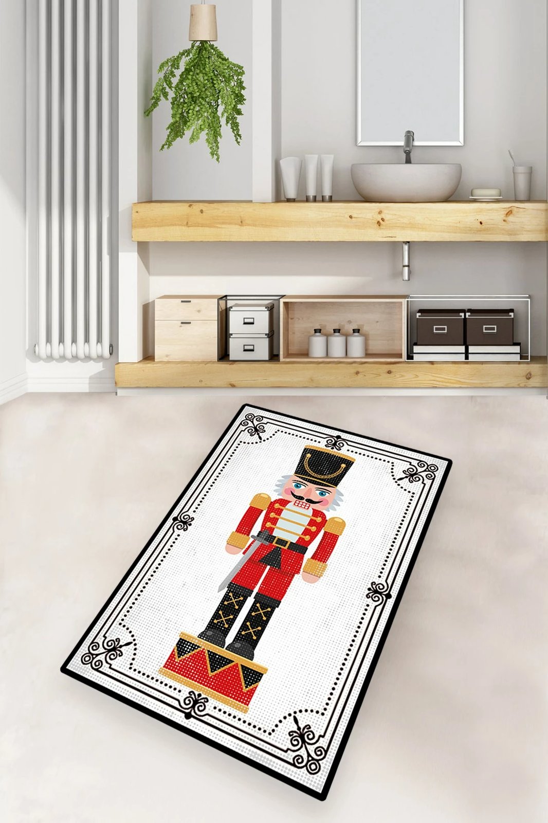 Tapet për banjo Mijölnir, ushtar lodër, shumëngjyrësh, 70x120cm