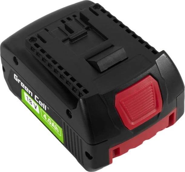 Bateri rikarikueshme Green Cell PTBO18V4 për vegla Bosch 18V, 4Ah, Li-Ion, e zezë
