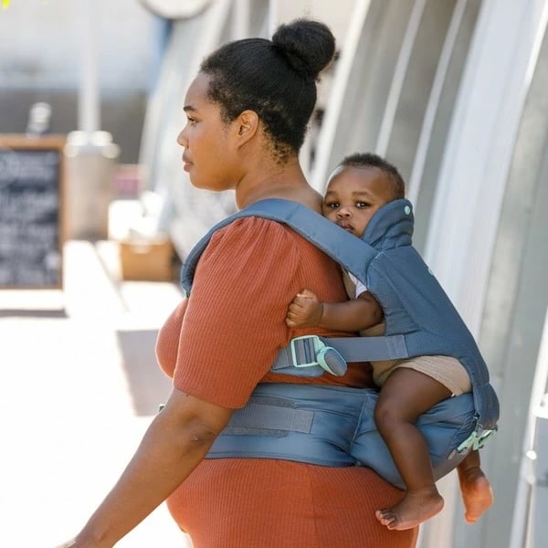 Mbajtëse bebe 5-në-1 me sedilje në ije, B-kids, 150300012, 0m+ 5.5–20.4 kg, gri