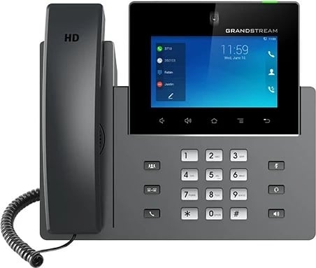 Telefon VoIP Grandstream GXV3450, Ekran me prekje, Gri