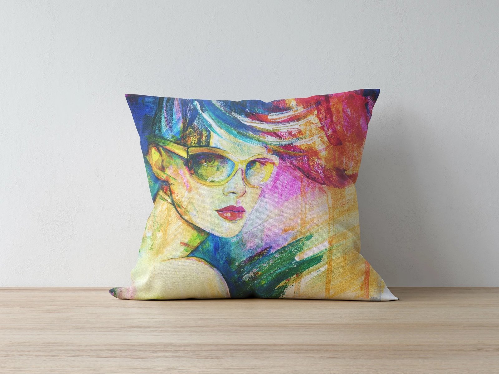 Jastëk dekorativ Aberto Design, a1030, shumëngjyrësh, 43x43cm