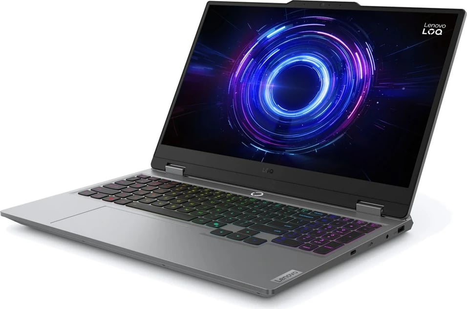 Laptop Lenovo LOQ 15IRX10, 15.6", Intel Core i5-13450HX, 16 GB RAM, 1 TB SSD, NVIDIA RTX 4060, Gri