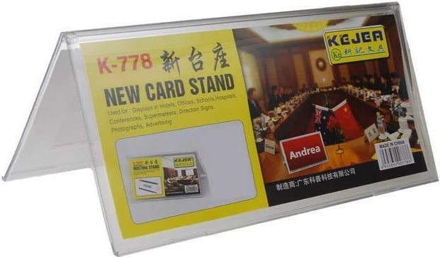 Mbajtës akrilik NEXT, Type L, H5.5x9cm