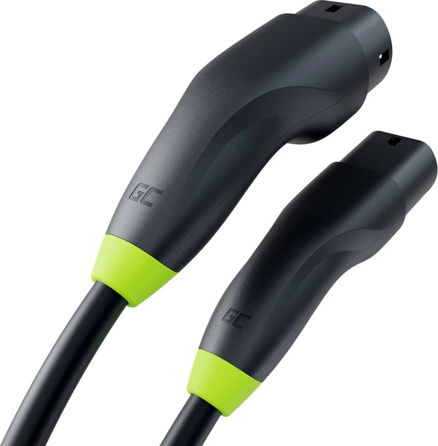 Kabëll karikimi për vetura elektrike Green Cell EVKABGC03, 5 m, i zi