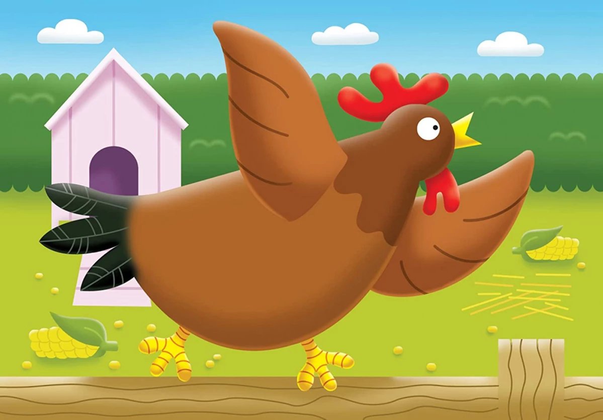 My First Puzzles - On The Farm Jigsaw Puzzle