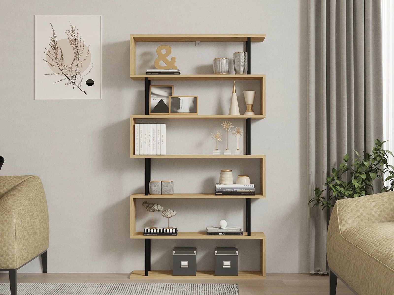 Raft librash Hanah Home, Hector, ngjyrë safir