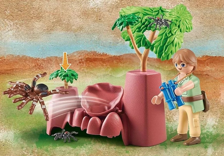 Set figurina Playmobil Wiltopia Spider Rock 71627, 16 pjesë