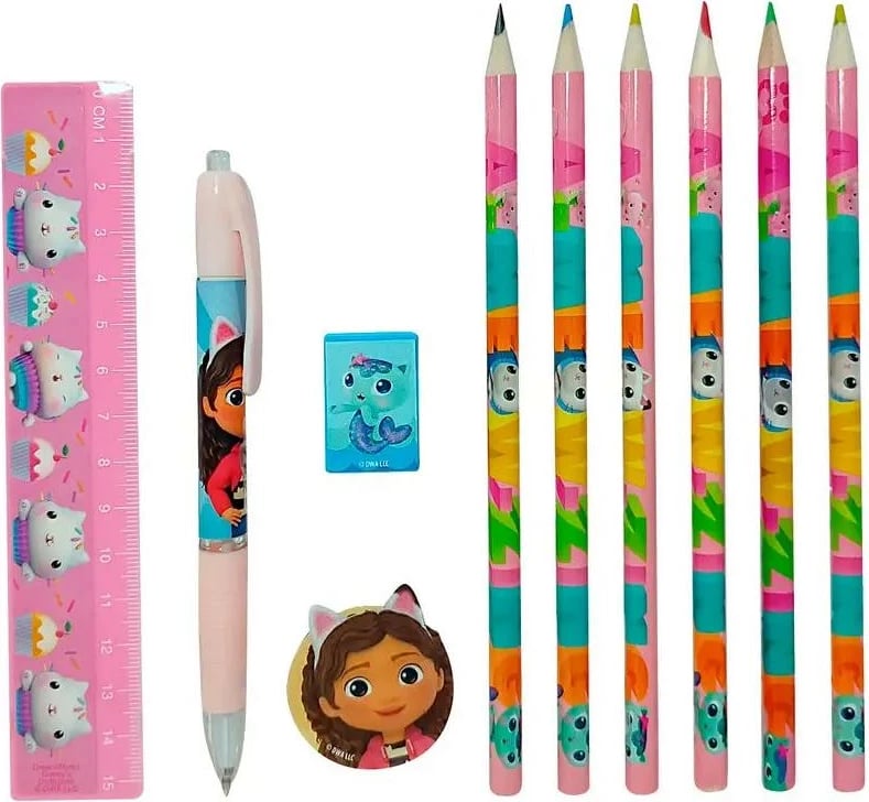 Set pikturimi EUROSWAN Gabi's Dollhouse, 12 pjesë, në qese dhurate Set pikturimi EUROSWAN Gabi's Dollhouse, 12 pjesë, në qese dhurate