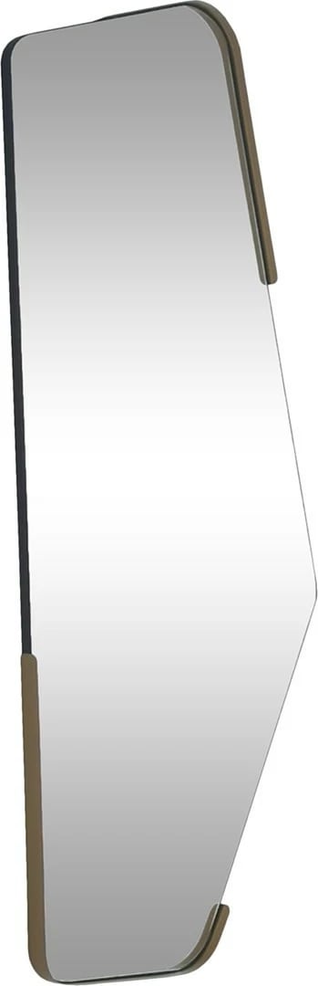 Pasqyrë Skye Decor, formë e çrregullt, e zezë