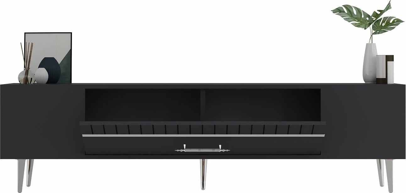 Komodë TV Skye Decor, anthracite, argjend, Dekolp1