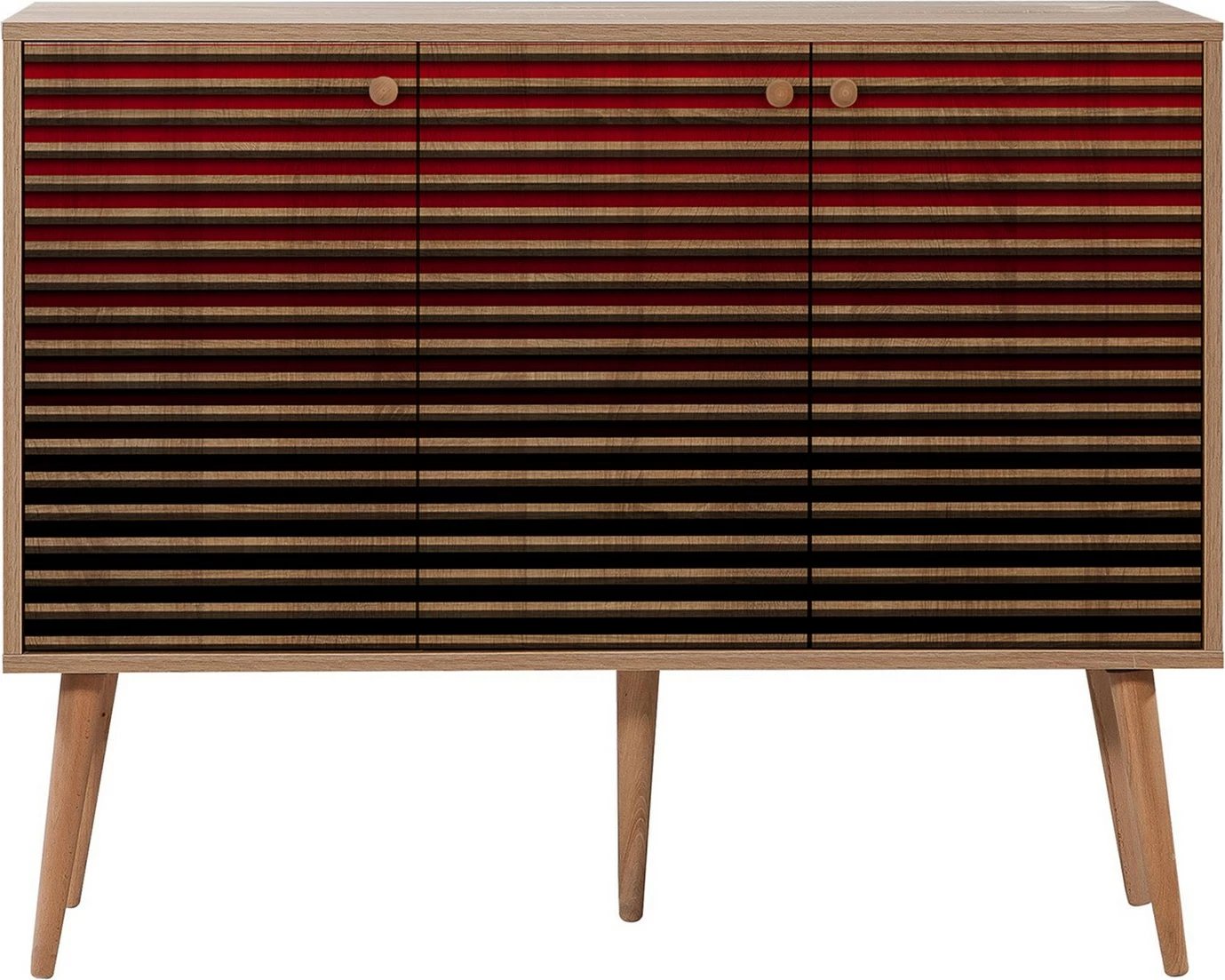 Konsol Hanah Home, Mega-221, ngjyrë lisi Sonoma