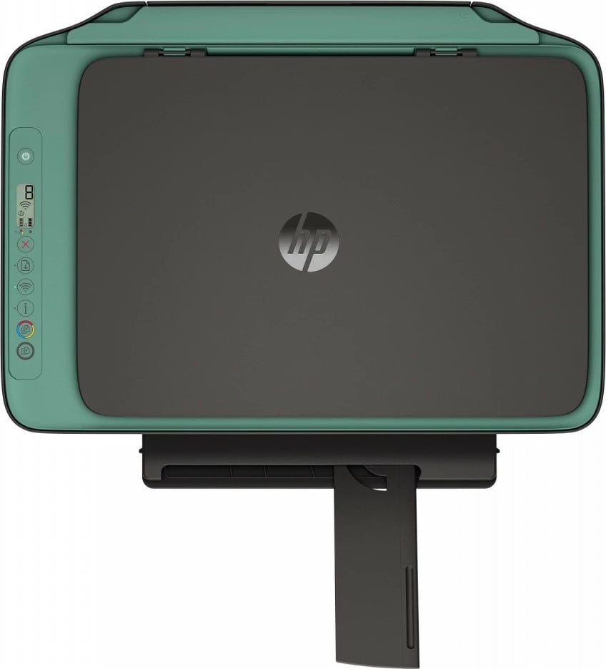 Pajisje multifunksionale, HP DeskJet 2923 89F99B, print/scan/kopjo, A4, USB & Wi‑Fi, manual duplex, e zezë/jeshile, me fishekë startues