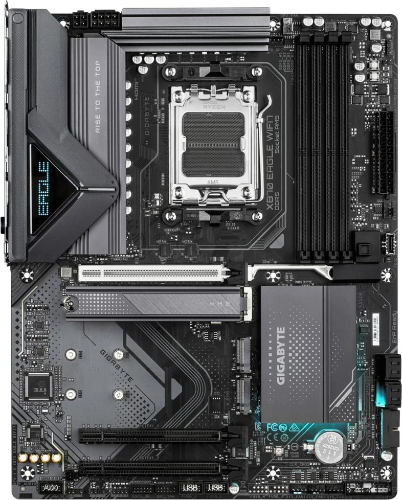 Pllakë amë Gigabyte X870 EAGLE WIFI7, Socket AM5, 4x DDR5, ATX, Wi-Fi 7, HDMI/USB-C