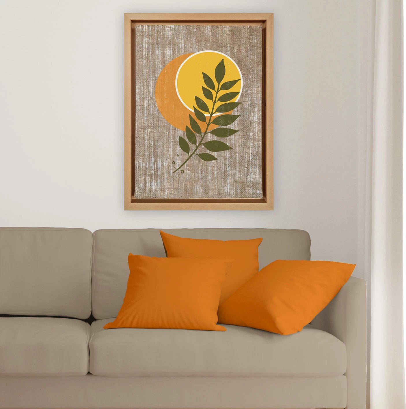 Pikturë dekorative në kanavacë, shumëngjyrëshe, Wallity, LNJ61903525099, 36x46 cm