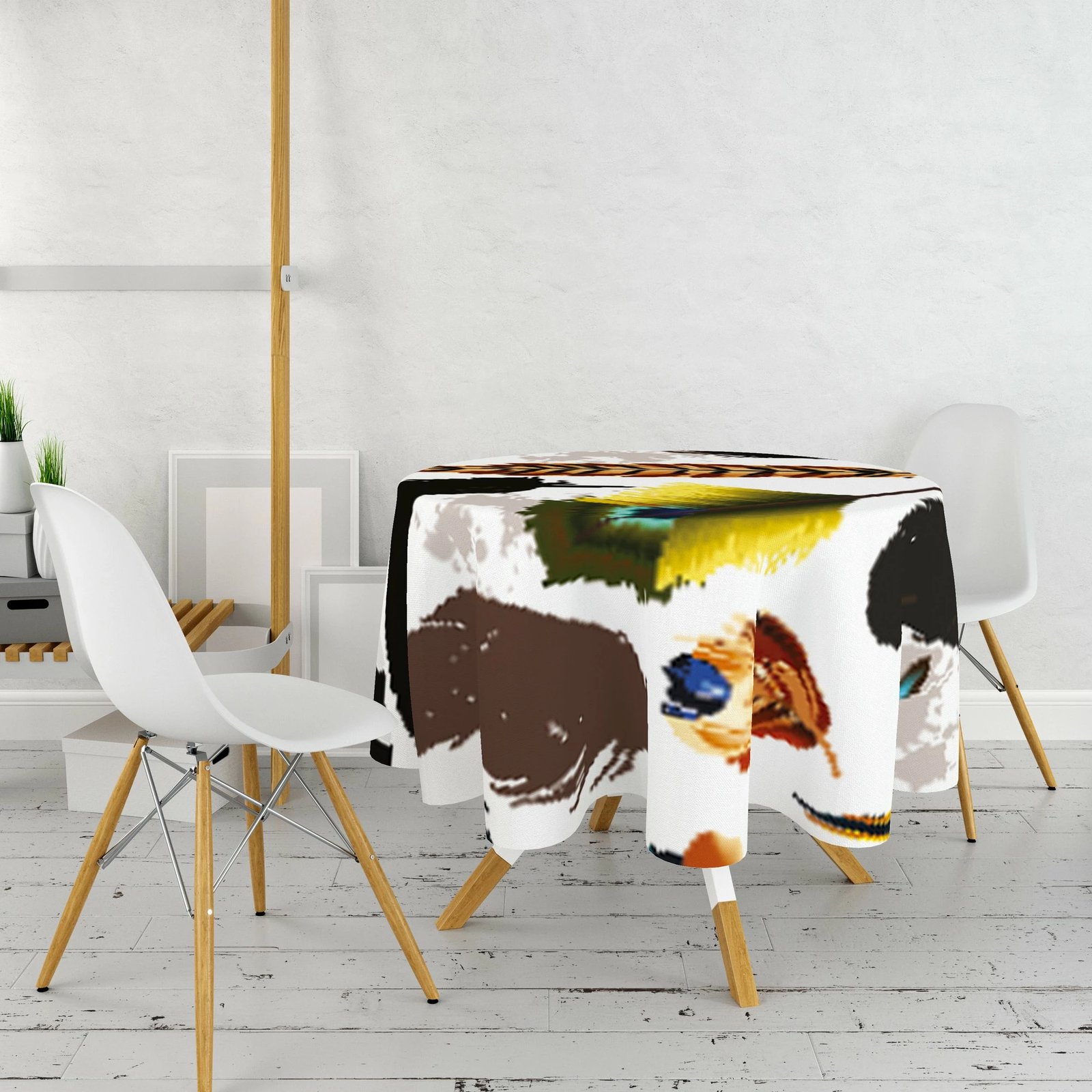 Mbulesë tavoline Hermia, Tblc 19, shumëngjyrëshe, 160 cm