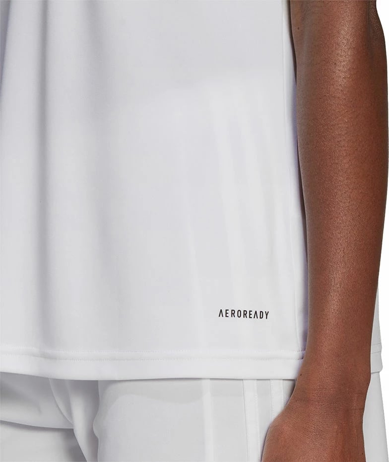 Maicë adidas për femra, e bardhë