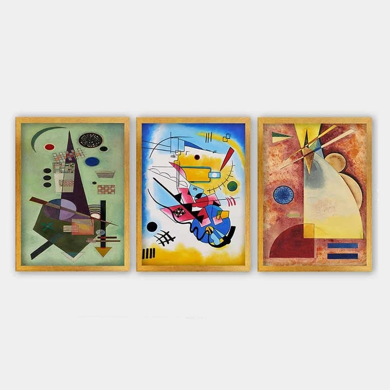 Pikturë dekorative me kornizë (3 copa), Wallity, 3AC_UN14832_3545