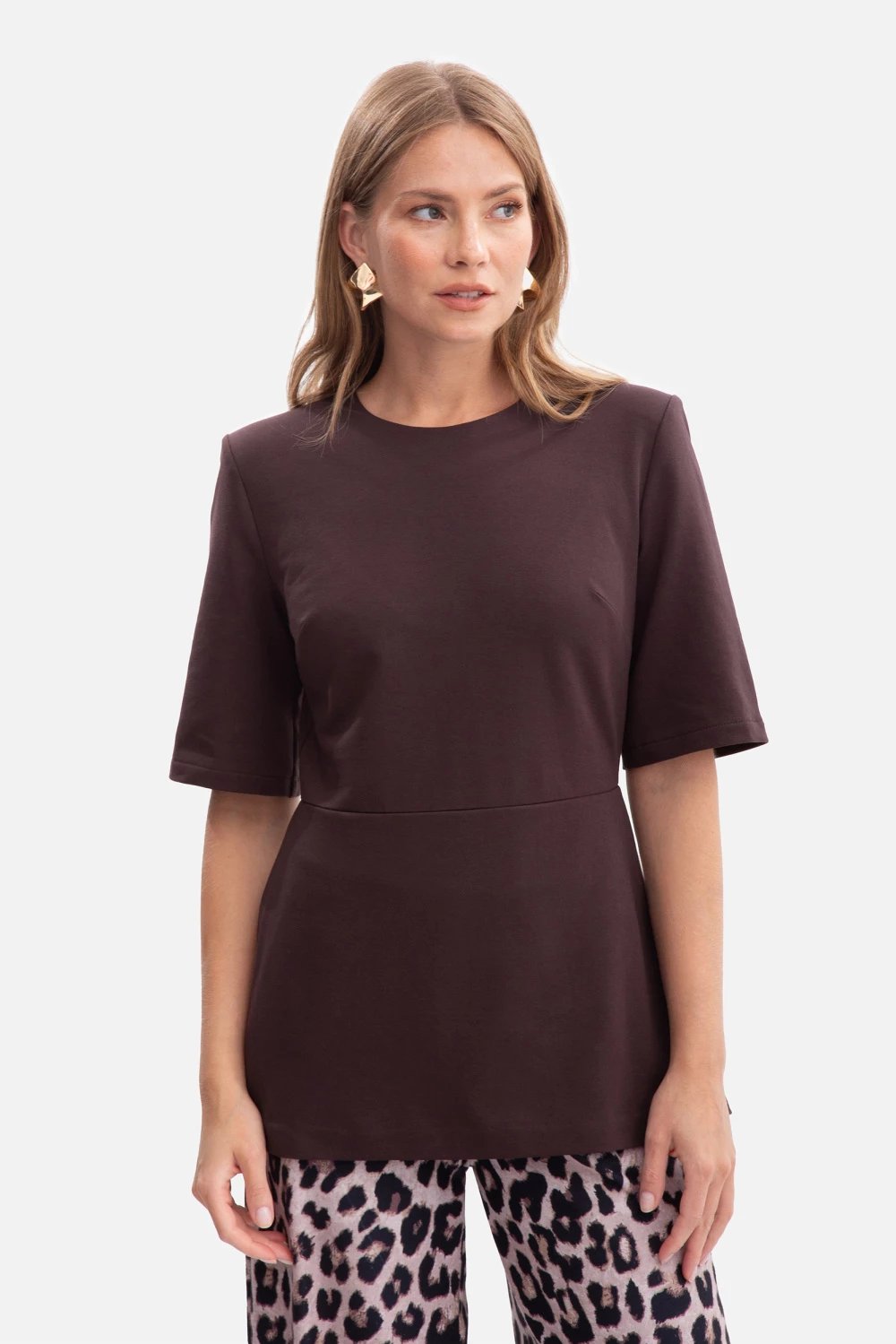 Bluzë për femra BeWear 218644, kafe