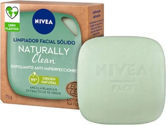 Scrub fytyre NIVEA Naturally Clean Anti-Blemish, 75g