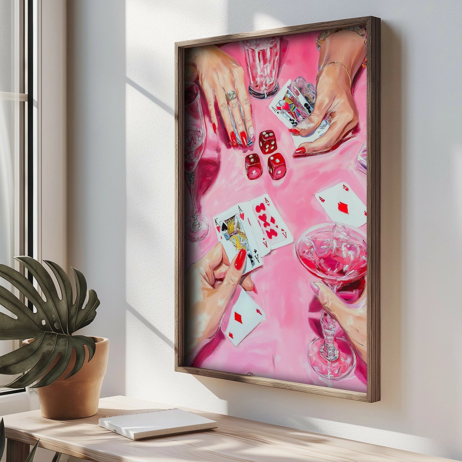 Pikturë dekorative me kornizë MDF, Wallity, TUN065-L