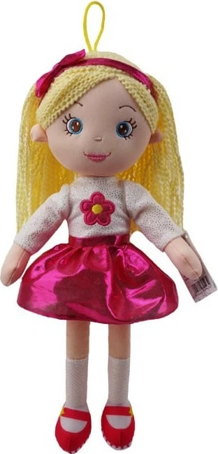 Kukull prej pëlhure, Tulilo, Eliza 9543, 35 cm, rozë