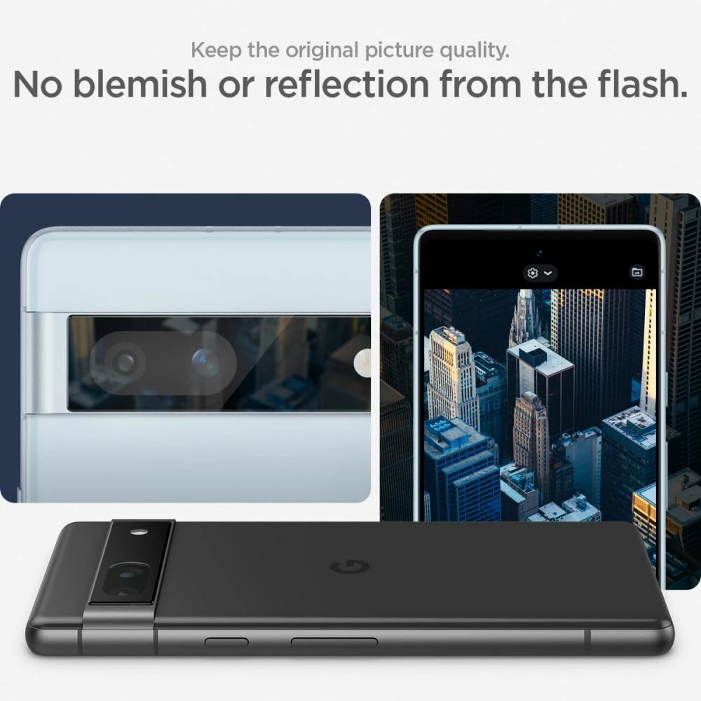 Mbrojtës xhami për kamerë Spigen Glas.tR EZ Fit Optik, për Google Pixel 7a, 2 copë, Zi Mbrojtës xhami për kamerë Spigen Glas.tR EZ Fit Optik, për Google Pixel 7a, 2 copë, Zi
