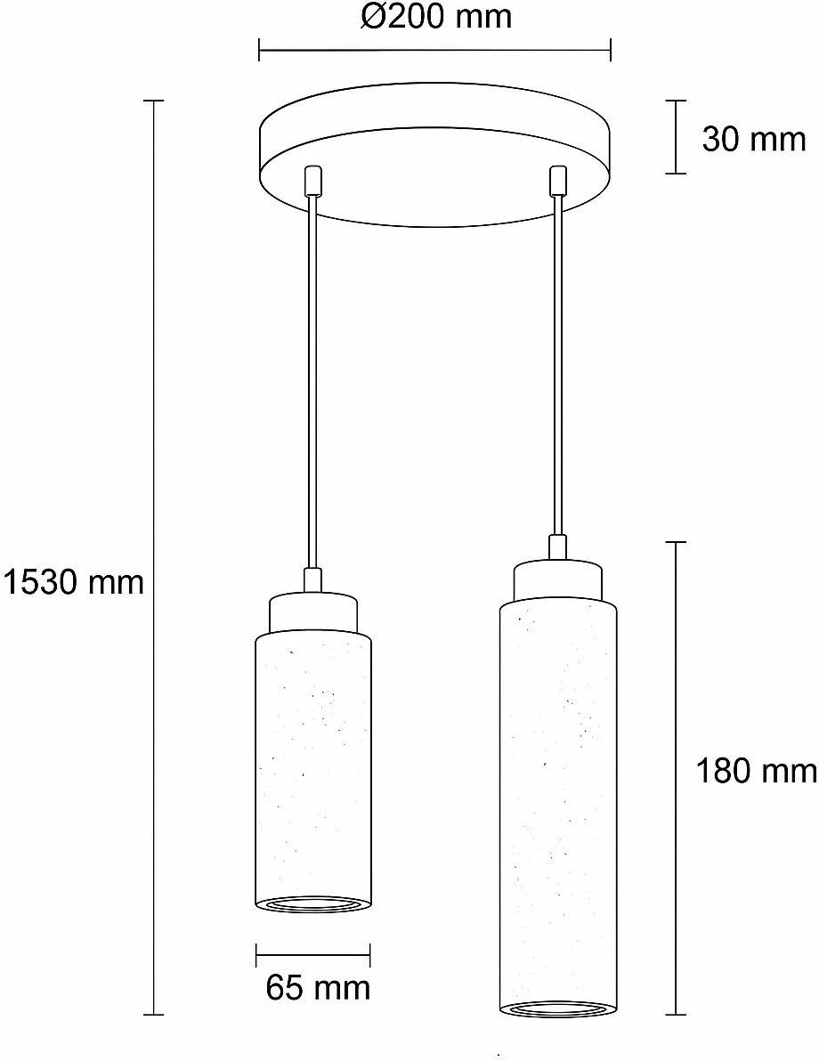 Llambë tavani Opviq, Babıl-B, ngjyrë arre dhe bezhë