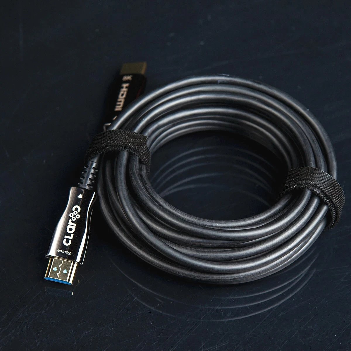 Kabëll HDMI Claroc 2.1 AOC 8K 120Hz 30 m, i zi