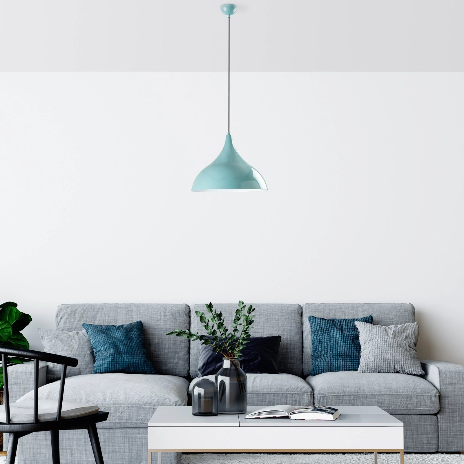 Llambë tavani Opviq, Bitlisim, ngjyrë turquoise Llambë tavani Opviq, Bitlisim, ngjyrë turquoise