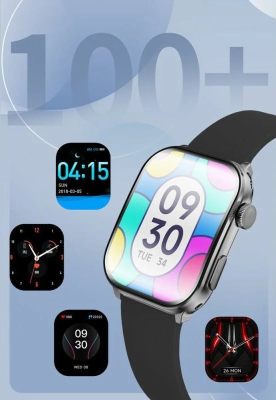 Smartwatch për meshkuj Gravity, i zi